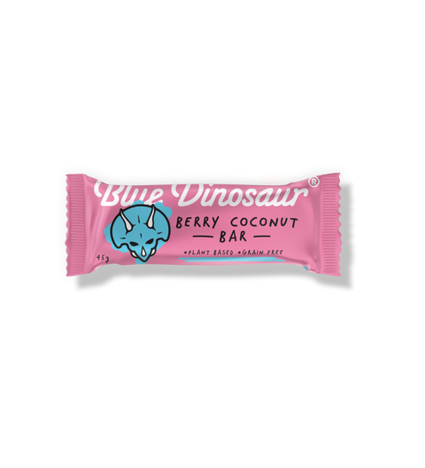 Blue Dinosaur Snack Bar - Berry Coconut